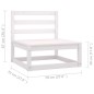 vidaXL 8-tlg. Garten-Lounge-Set mit Kissen Kiefer Massivholz vidaXL 8-tlg. Garten-Lounge-Set mit Kissen Kiefer Massivholz