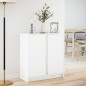 vidaXL LED-Sideboard Weiß 77x34x85 cm Holzwerkstoff vidaXL LED-Sideboard Weiß 77x34x85 cm Holzwerkstoff