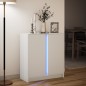 vidaXL LED-Sideboard Weiß 77x34x85 cm Holzwerkstoff vidaXL LED-Sideboard Weiß 77x34x85 cm Holzwerkstoff