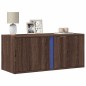 vidaXL TV-Wandschrank mit LED-Beleuchtung Eichen-Optik 80x31x35 cm vidaXL TV-Wandschrank mit LED-Beleuchtung Eichen-Optik 80x31x35 cm