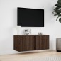 vidaXL TV-Wandschrank mit LED-Beleuchtung Eichen-Optik 80x31x35 cm vidaXL TV-Wandschrank mit LED-Beleuchtung Eichen-Optik 80x31x35 cm