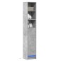 vidaXL LED-Sideboard Betongrau 36x32,5x200 cm Holzwerkstoff vidaXL LED-Sideboard Betongrau 36x32,5x200 cm Holzwerkstoff