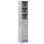 vidaXL LED-Sideboard Betongrau 36x32,5x200 cm Holzwerkstoff vidaXL LED-Sideboard Betongrau 36x32,5x200 cm Holzwerkstoff