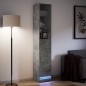 vidaXL LED-Sideboard Betongrau 36x32,5x200 cm Holzwerkstoff vidaXL LED-Sideboard Betongrau 36x32,5x200 cm Holzwerkstoff