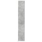 vidaXL LED-Sideboard Betongrau 36x32,5x200 cm Holzwerkstoff vidaXL LED-Sideboard Betongrau 36x32,5x200 cm Holzwerkstoff