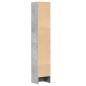 vidaXL LED-Sideboard Betongrau 36x32,5x200 cm Holzwerkstoff vidaXL LED-Sideboard Betongrau 36x32,5x200 cm Holzwerkstoff