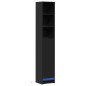 vidaXL LED-Sideboard Schwarz 36x32,5x200 cm Holzwerkstoff vidaXL LED-Sideboard Schwarz 36x32,5x200 cm Holzwerkstoff