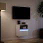 vidaXL TV-Wandschrank mit LED-Beleuchtung Weiß 41x31x45 cm vidaXL TV-Wandschrank mit LED-Beleuchtung Weiß 41x31x45 cm