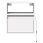 vidaXL TV-Wandschrank mit LED-Beleuchtung Weiß 41x31x45 cm vidaXL TV-Wandschrank mit LED-Beleuchtung Weiß 41x31x45 cm