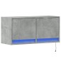 vidaXL TV-Wandschrank mit LED-Beleuchtung Betongrau 80x31x35 cm vidaXL TV-Wandschrank mit LED-Beleuchtung Betongrau 80x31x35 cm