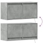 vidaXL TV-Wandschrank mit LED-Beleuchtung Betongrau 80x31x35 cm vidaXL TV-Wandschrank mit LED-Beleuchtung Betongrau 80x31x35 cm