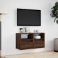 vidaXL TV-Wandschränke LED-Beleuchtung 2 Stk. Eichen-Optik 41x31x45 cm vidaXL TV-Wandschränke LED-Beleuchtung 2 Stk. Eichen-Optik 41x31x45 cm