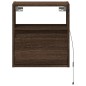 vidaXL TV-Wandschränke LED-Beleuchtung 2 Stk. Eichen-Optik 41x31x45 cm vidaXL TV-Wandschränke LED-Beleuchtung 2 Stk. Eichen-Optik 41x31x45 cm