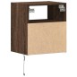 vidaXL TV-Wandschränke LED-Beleuchtung 2 Stk. Eichen-Optik 41x31x45 cm vidaXL TV-Wandschränke LED-Beleuchtung 2 Stk. Eichen-Optik 41x31x45 cm