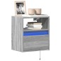 vidaXL TV-Wandschränke LED-Beleuchtung 2 Stk. Grau Sonoma 41x31x45 cm vidaXL TV-Wandschränke LED-Beleuchtung 2 Stk. Grau Sonoma 41x31x45 cm