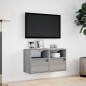 vidaXL TV-Wandschränke LED-Beleuchtung 2 Stk. Grau Sonoma 41x31x45 cm vidaXL TV-Wandschränke LED-Beleuchtung 2 Stk. Grau Sonoma 41x31x45 cm