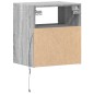 vidaXL TV-Wandschränke LED-Beleuchtung 2 Stk. Grau Sonoma 41x31x45 cm vidaXL TV-Wandschränke LED-Beleuchtung 2 Stk. Grau Sonoma 41x31x45 cm