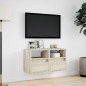 vidaXL TV-Wandschränke mit LED-Beleuchtung 2 Stk. Sonoma 41x31x45 cm vidaXL TV-Wandschränke mit LED-Beleuchtung 2 Stk. Sonoma 41x31x45 cm