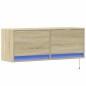 vidaXL TV-Wandschrank mit LED-Beleuchtung Sonoma-Eiche 100x31x35 cm vidaXL TV-Wandschrank mit LED-Beleuchtung Sonoma-Eiche 100x31x35 cm