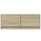vidaXL TV-Wandschrank mit LED-Beleuchtung Sonoma-Eiche 100x31x35 cm vidaXL TV-Wandschrank mit LED-Beleuchtung Sonoma-Eiche 100x31x35 cm