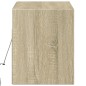 vidaXL TV-Wandschrank mit LED-Beleuchtung Sonoma-Eiche 100x31x35 cm vidaXL TV-Wandschrank mit LED-Beleuchtung Sonoma-Eiche 100x31x35 cm