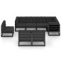 8-tlg. Garten-Lounge-Set mit Kissen Kiefer Massivholz 8-tlg. Garten-Lounge-Set mit Kissen Kiefer Massivholz