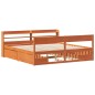vidaXL Massivholzbett ohne Matratze Wachsbraun 180x200 Kiefernholz vidaXL Massivholzbett ohne Matratze Wachsbraun 180x200 Kiefernholz