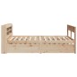 vidaXL Massivholzbett ohne Matratze 140x190 cm Kiefernholz vidaXL Massivholzbett ohne Matratze 140x190 cm Kiefernholz