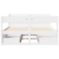 vidaXL Massivholzbett ohne Matratze Weiß 120x190 cm Kiefernholz vidaXL Massivholzbett ohne Matratze Weiß 120x190 cm Kiefernholz