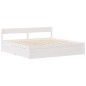 vidaXL Massivholzbett ohne Matratze Weiß 120x190 cm Kiefernholz vidaXL Massivholzbett ohne Matratze Weiß 120x190 cm Kiefernholz