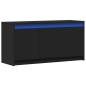 vidaXL TV-Schrank mit LED-Beleuchtung Schwarz 100x34x50 cm vidaXL TV-Schrank mit LED-Beleuchtung Schwarz 100x34x50 cm