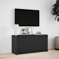 vidaXL TV-Schrank mit LED-Beleuchtung Schwarz 100x34x50 cm vidaXL TV-Schrank mit LED-Beleuchtung Schwarz 100x34x50 cm