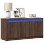 vidaXL TV-Schrank mit LED-Beleuchtung Braun Eichen-Optik 100x34x50 cm vidaXL TV-Schrank mit LED-Beleuchtung Braun Eichen-Optik 100x34x50 cm