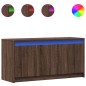 vidaXL TV-Schrank mit LED-Beleuchtung Braun Eichen-Optik 100x34x50 cm vidaXL TV-Schrank mit LED-Beleuchtung Braun Eichen-Optik 100x34x50 cm