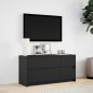 vidaXL TV-Schrank mit LED-Beleuchtung Schwarz 100x34x50 cm vidaXL TV-Schrank mit LED-Beleuchtung Schwarz 100x34x50 cm