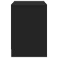 vidaXL TV-Schrank mit LED-Beleuchtung Schwarz 100x34x50 cm vidaXL TV-Schrank mit LED-Beleuchtung Schwarz 100x34x50 cm