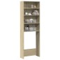 vidaXL Waschmaschinenregal Sonoma-Eiche 64x24x190 cm Holzwerkstoff vidaXL Waschmaschinenregal Sonoma-Eiche 64x24x190 cm Holzwerkstoff