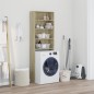 vidaXL Waschmaschinenregal Sonoma-Eiche 64x24x190 cm Holzwerkstoff vidaXL Waschmaschinenregal Sonoma-Eiche 64x24x190 cm Holzwerkstoff