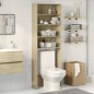 vidaXL Waschmaschinenregal Sonoma-Eiche 64x24x190 cm Holzwerkstoff vidaXL Waschmaschinenregal Sonoma-Eiche 64x24x190 cm Holzwerkstoff