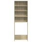 vidaXL Waschmaschinenregal Sonoma-Eiche 64x24x190 cm Holzwerkstoff vidaXL Waschmaschinenregal Sonoma-Eiche 64x24x190 cm Holzwerkstoff