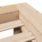 vidaXL Massivholzbett ohne Matratze 150x200 cm Kiefernholz vidaXL Massivholzbett ohne Matratze 150x200 cm Kiefernholz