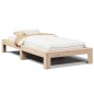 vidaXL Massivholzbett ohne Matratze 100x200 cm Kiefernholz vidaXL Massivholzbett ohne Matratze 100x200 cm Kiefernholz