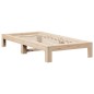 vidaXL Massivholzbett ohne Matratze 100x200 cm Kiefernholz vidaXL Massivholzbett ohne Matratze 100x200 cm Kiefernholz