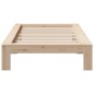 vidaXL Massivholzbett ohne Matratze 100x200 cm Kiefernholz vidaXL Massivholzbett ohne Matratze 100x200 cm Kiefernholz