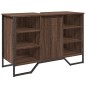 vidaXL Waschbeckenunterschrank Braun Eichen-Optik 91x35x60 cm vidaXL Waschbeckenunterschrank Braun Eichen-Optik 91x35x60 cm
