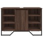 vidaXL Waschbeckenunterschrank Braun Eichen-Optik 91x35x60 cm vidaXL Waschbeckenunterschrank Braun Eichen-Optik 91x35x60 cm