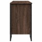 vidaXL Waschbeckenunterschrank Braun Eichen-Optik 91x35x60 cm vidaXL Waschbeckenunterschrank Braun Eichen-Optik 91x35x60 cm
