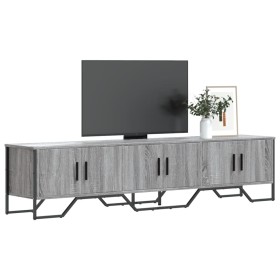 vidaXL TV-Schrank Grau Sonoma 180x34x41 cm Holzwerkstoff