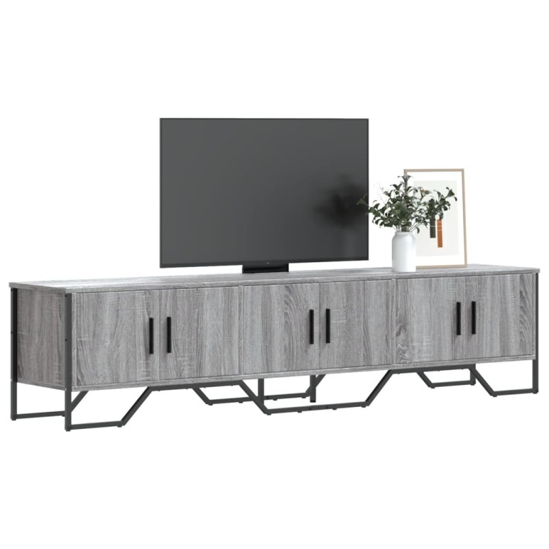 vidaXL TV-Schrank Grau Sonoma 180x34x41 cm Holzwerkstoff vidaXL TV-Schrank Grau Sonoma 180x34x41 cm Holzwerkstoff