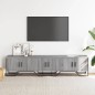 vidaXL TV-Schrank Grau Sonoma 180x34x41 cm Holzwerkstoff vidaXL TV-Schrank Grau Sonoma 180x34x41 cm Holzwerkstoff